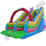 Детский надувной батут-горка "Бабочка"