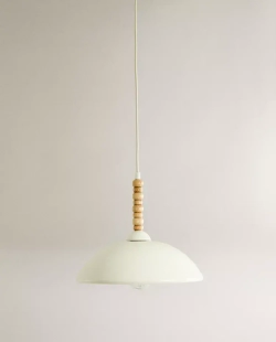 ZARA HOME Детский абажур с шариками, кремовый