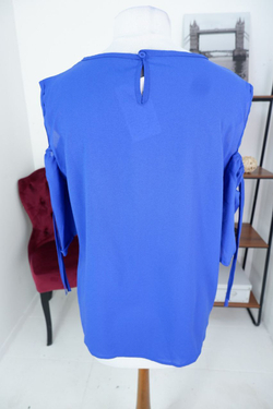 Блузка ярко-синяя 52 размер