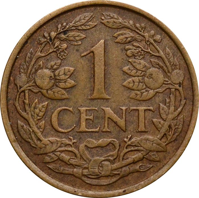 1 цент 1960 Суринам