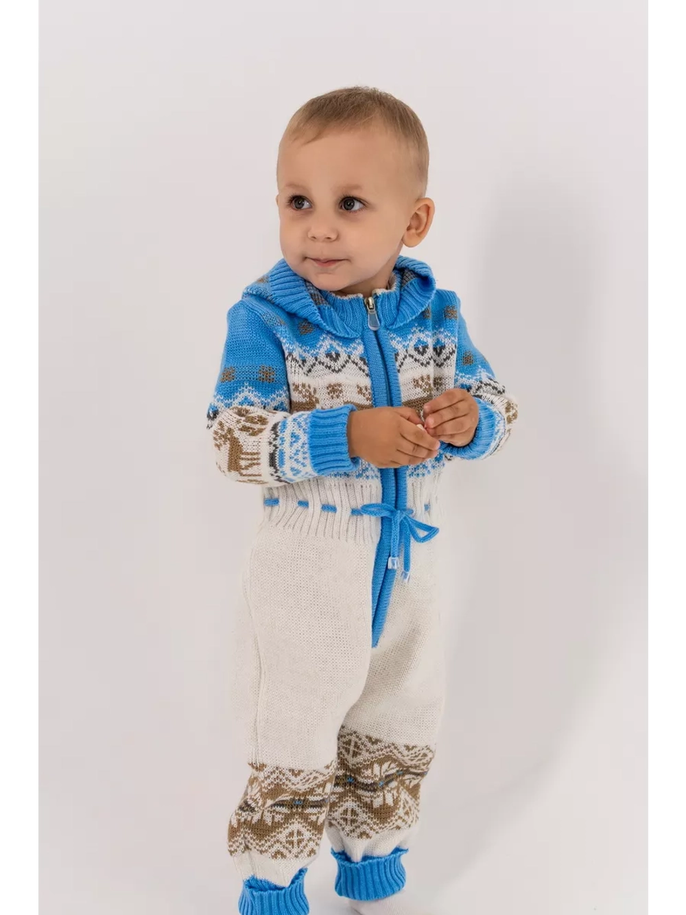 Комбинезон вязаный