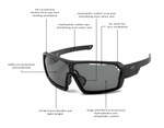 очки для серфинга Chameleon Черные Матовые Темно-серые линзы. Характеристики