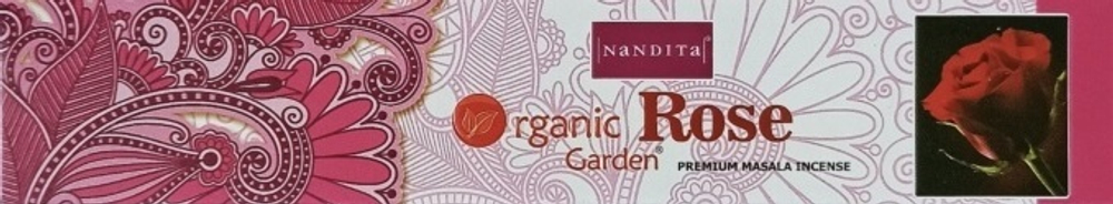 Nandita Organic Rose Благовоние-масала Роза 15 г