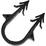 Скоба якорная с двойным гарпуном STOUT для фиксации трубы диаметром 16-20 мм