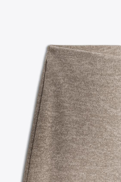 ZARA БАЗОВЫЕ БРЮКИ ПИКЕ, СВЕТЛО-КОРИЧНЕВЫЙ