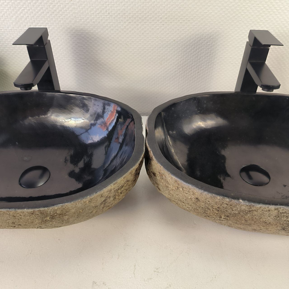 Раковина из речного камня ПАРА! RS-65484 50*36*16 0866