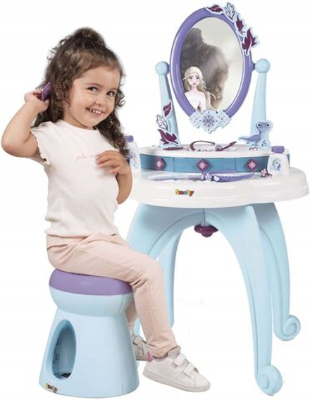 Игровой набор Smoby - Туалетный столик для девочек 2в1 Frozen Холодное сердце - Смоби 320244