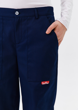 Брюки медицинские женские Лаворо, нэви хлопок