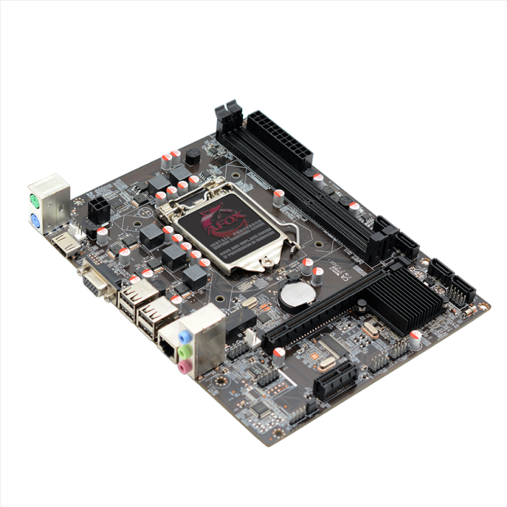 Материнская плата AFOX IH55-MA6, Socket1156, mATX, Retail, 2xDDR3, PCIe3.0, 100LAN, 2xPS/2, 8xUSB2, CPU TDP 95Вт, VGA, HDMI