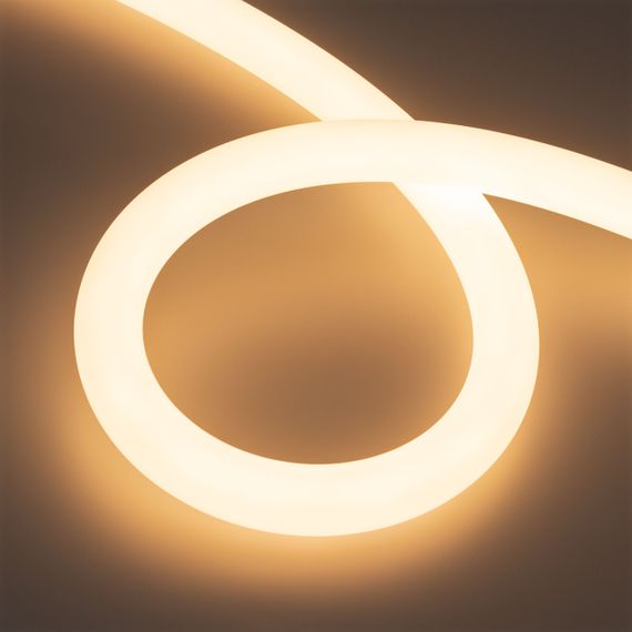 Светодиодная лента герметичная MOONLIGHT-TOP-A336-D30mm 24V Warm3000 (14.4 W/m, IP65, 5m, wire x1) Arlight 050481