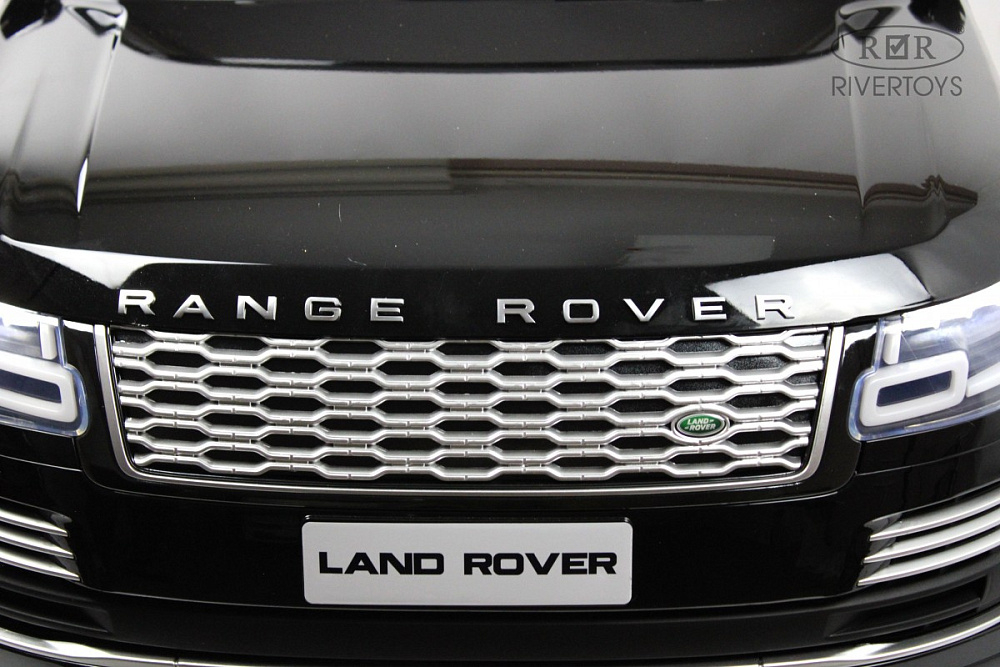 Детский электромобиль RiverToys Range Rover HSE 4WD Y222YY черный глянец