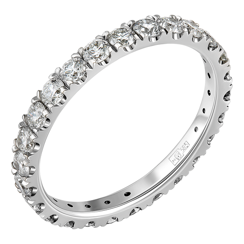 Кольцо с выращенными бриллиантами 1.620 ct