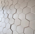 Гипсовая панель Шестигранник