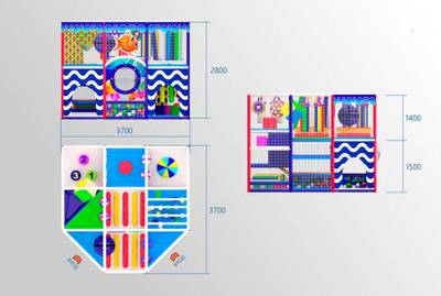 Детский игровой лабиринт «Рыбкино царство»