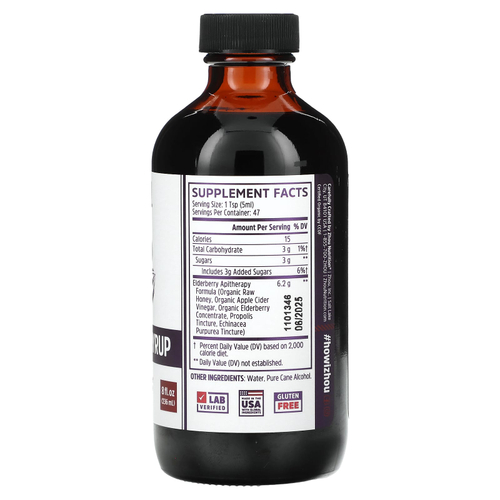 Zhou Nutrition, сироп из бузины, 236 мл (8 жидк. унций)