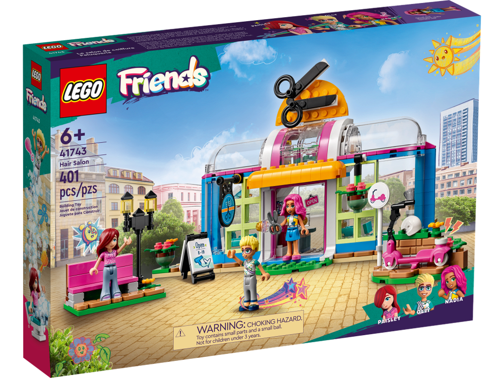 LEGO Friends 41743 — парикмахерская Хартлейк-Сити, стиль и игра