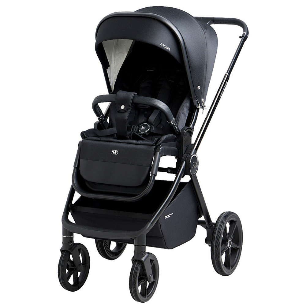 Детская прогулочная коляска Sweet Baby Elegante Chrome/Black