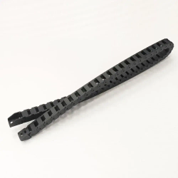 Гибкий кабель-канал открытый 15х15 мм для ЧПУ станков, 1 метр