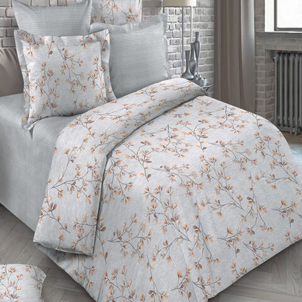 Комплект постельного белья "П37. ВЕТОЧКИ", перкаль, 100% хлопок.