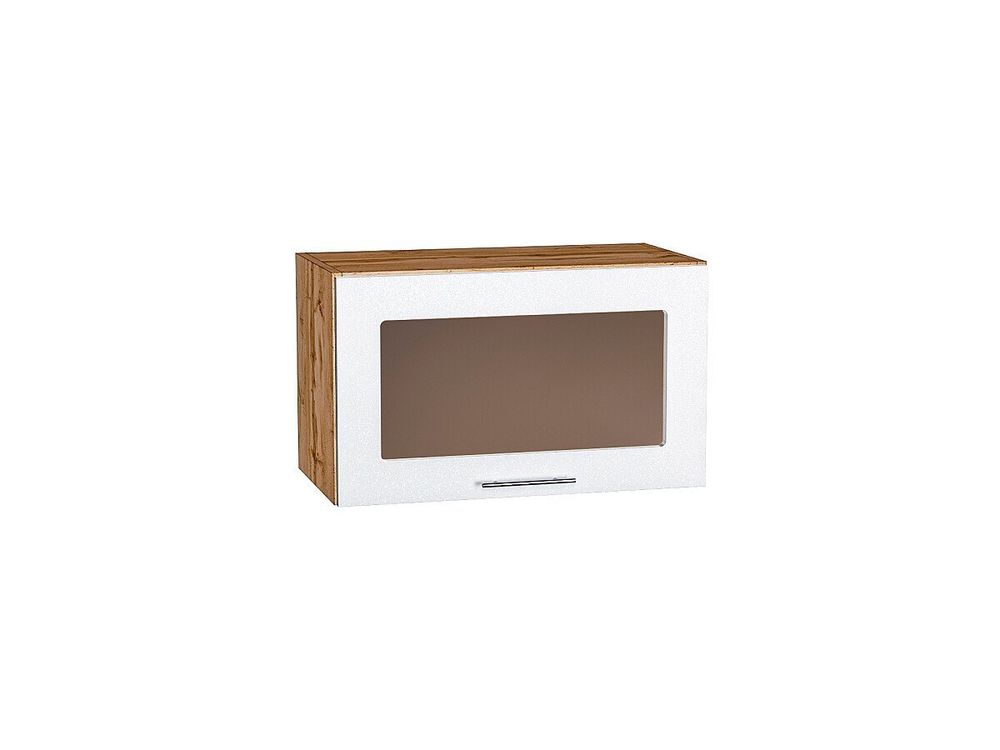 Шкаф верхний горизонтальный остекленный Валерия-М