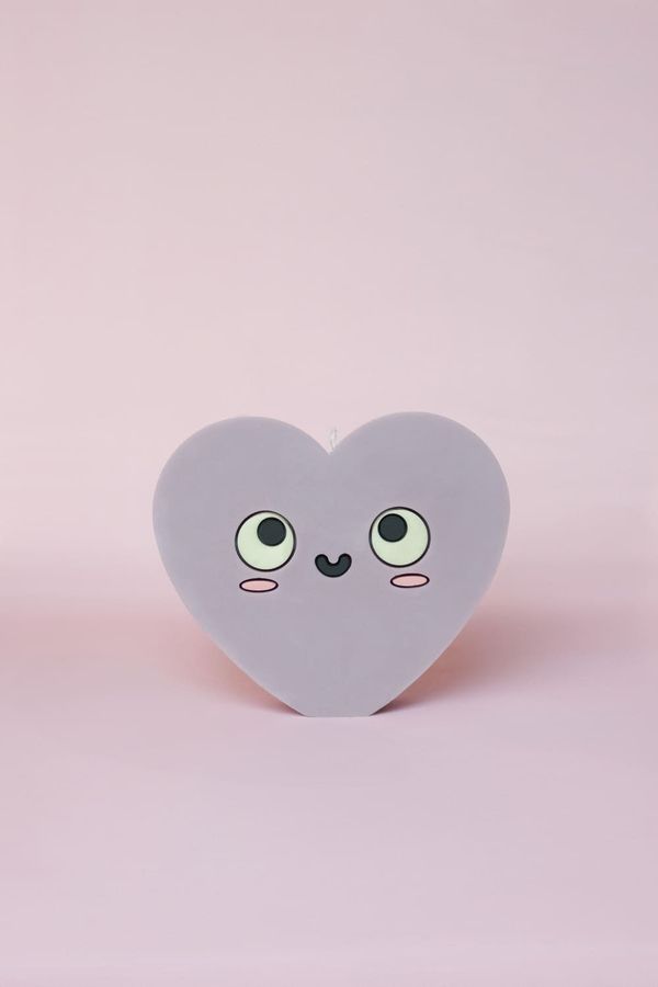 Свеча Сердце лиловая (Черная смородина) - фото 1