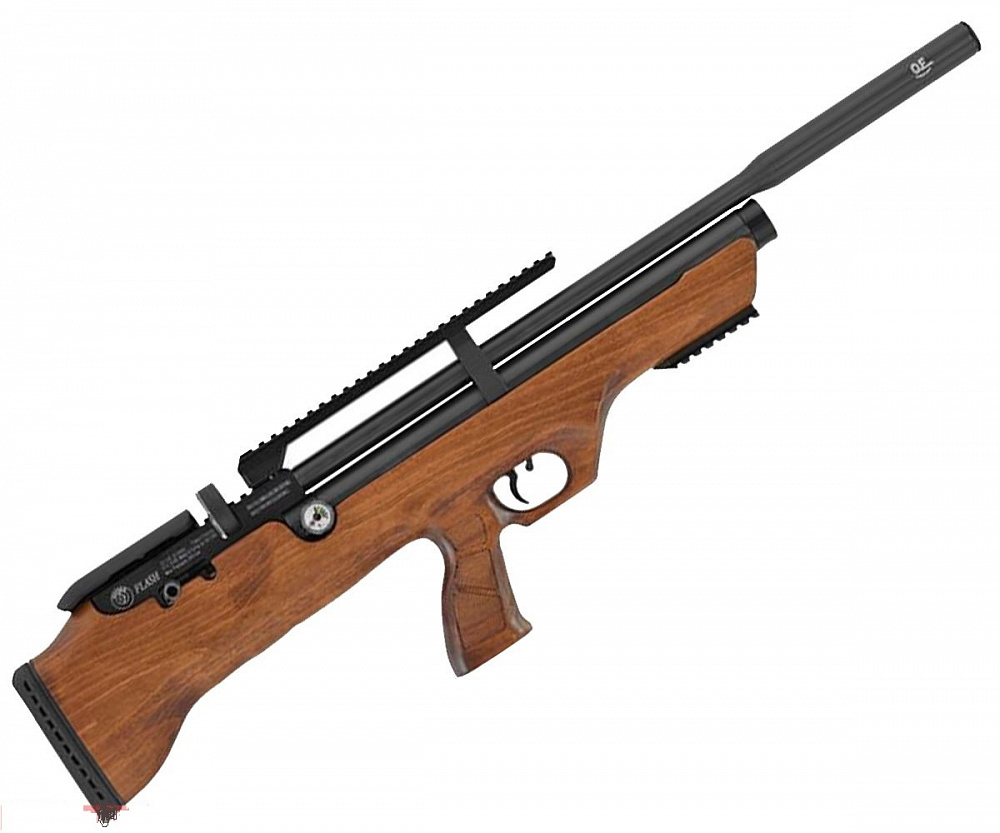 Винтовка пневматическая Hatsan FLASHPUP QE, cal. 5.5mm (дерево)