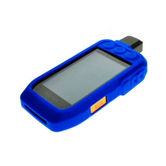 Чехол для Garmin Alpha 200i / 300i силиконовый , открытый gps приемник (Синий)