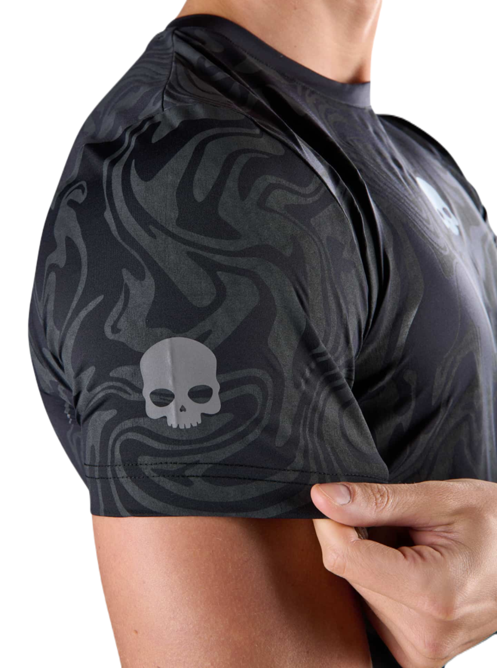 Футболка мужская теннисная Hydrogen Chrome Tech Tee - grey