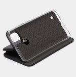 Чехол книжка Realme С20/С11 с силиконовой вставкой Black Re:Case