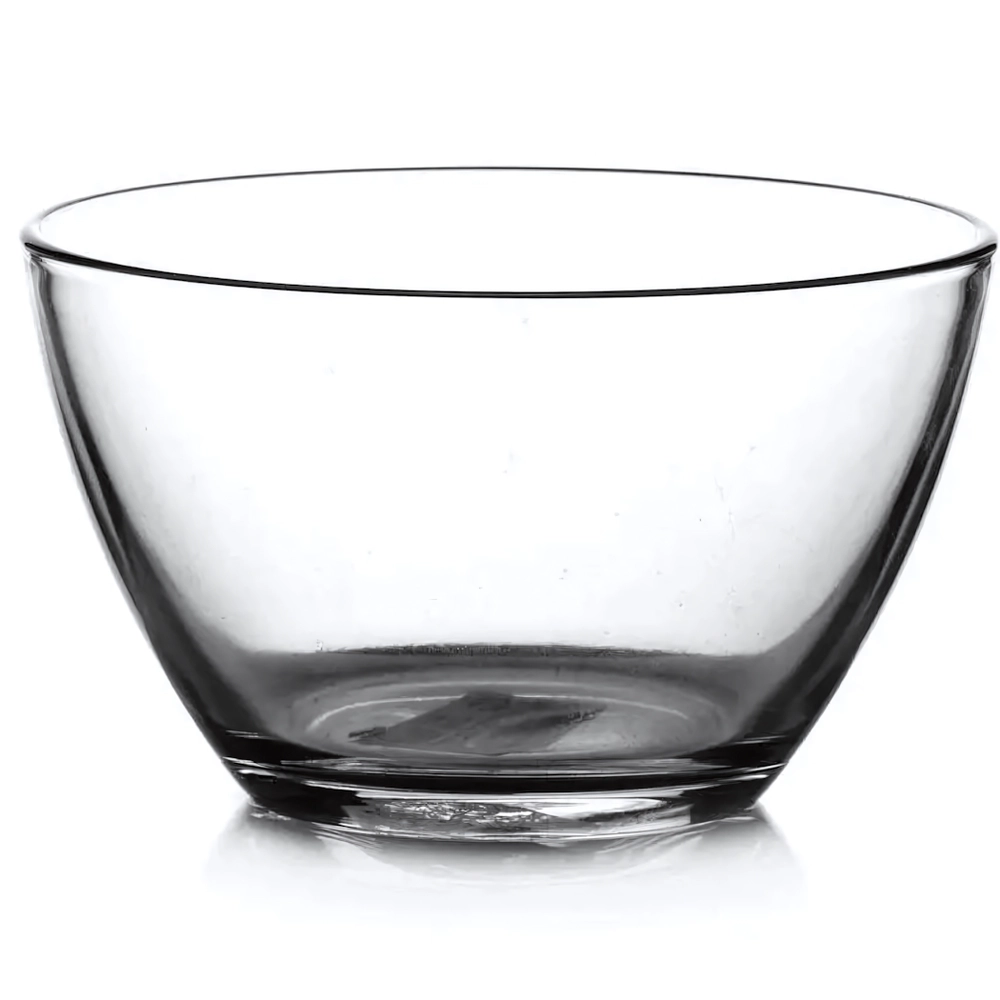 Салатник стеклянный 18,8см «Гладкий» 07C1326