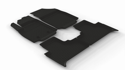 Резиновые коврики с высоким бортом для Haval H3 2WD 2024-н.в. Seintex.318753