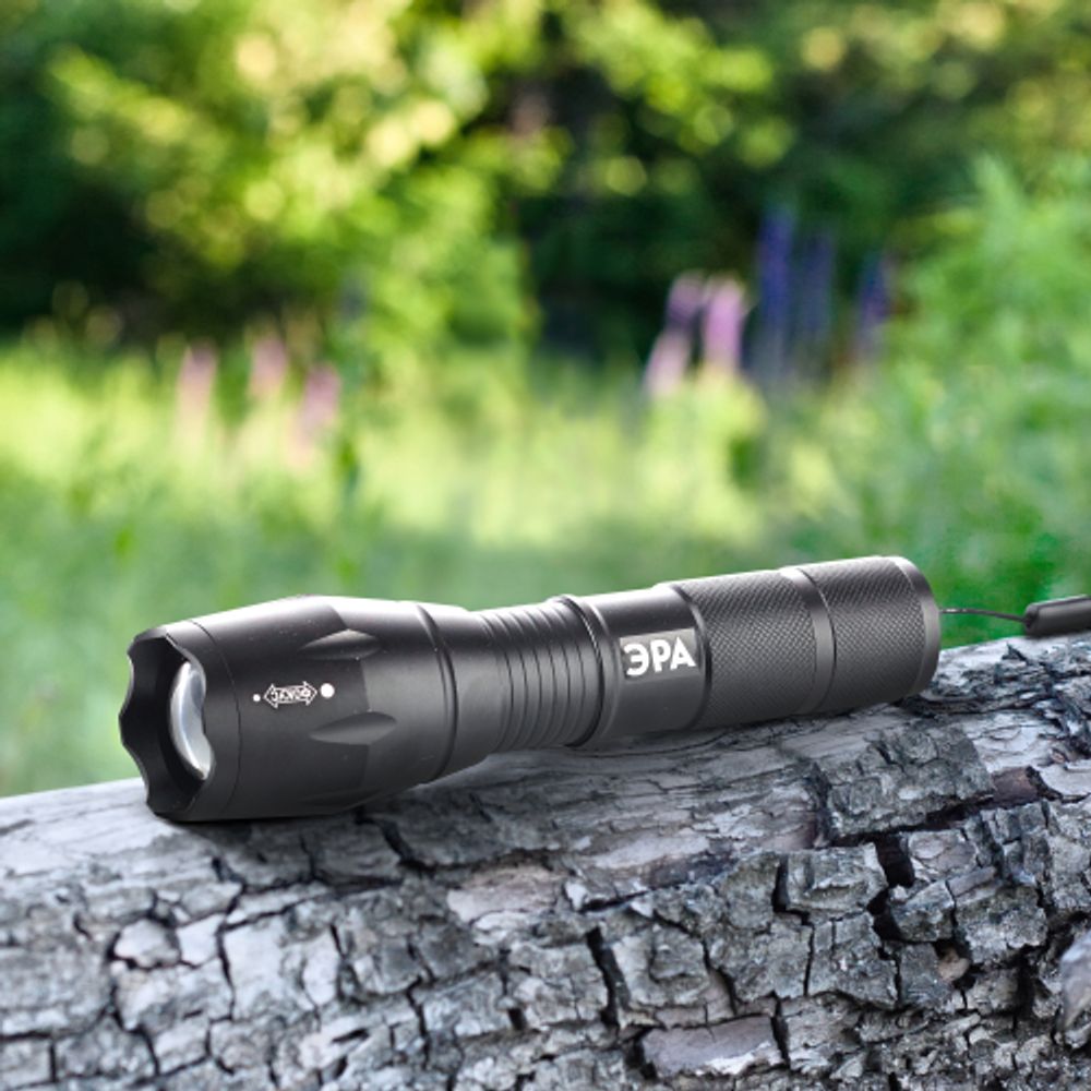 Светодиодный фонарь ЭРА UB-601 Титан ручной на батарейках алюминиевый