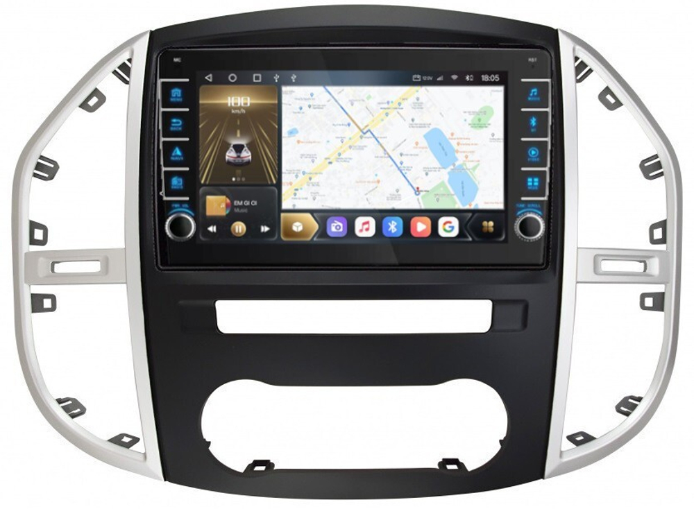 Магнитола для Mercedes-Benz Vito 2014+ - Carmedia OL-1946 (кнопки и крутилки), Android 12, TS10, CarPlay, 4G SIM-слот