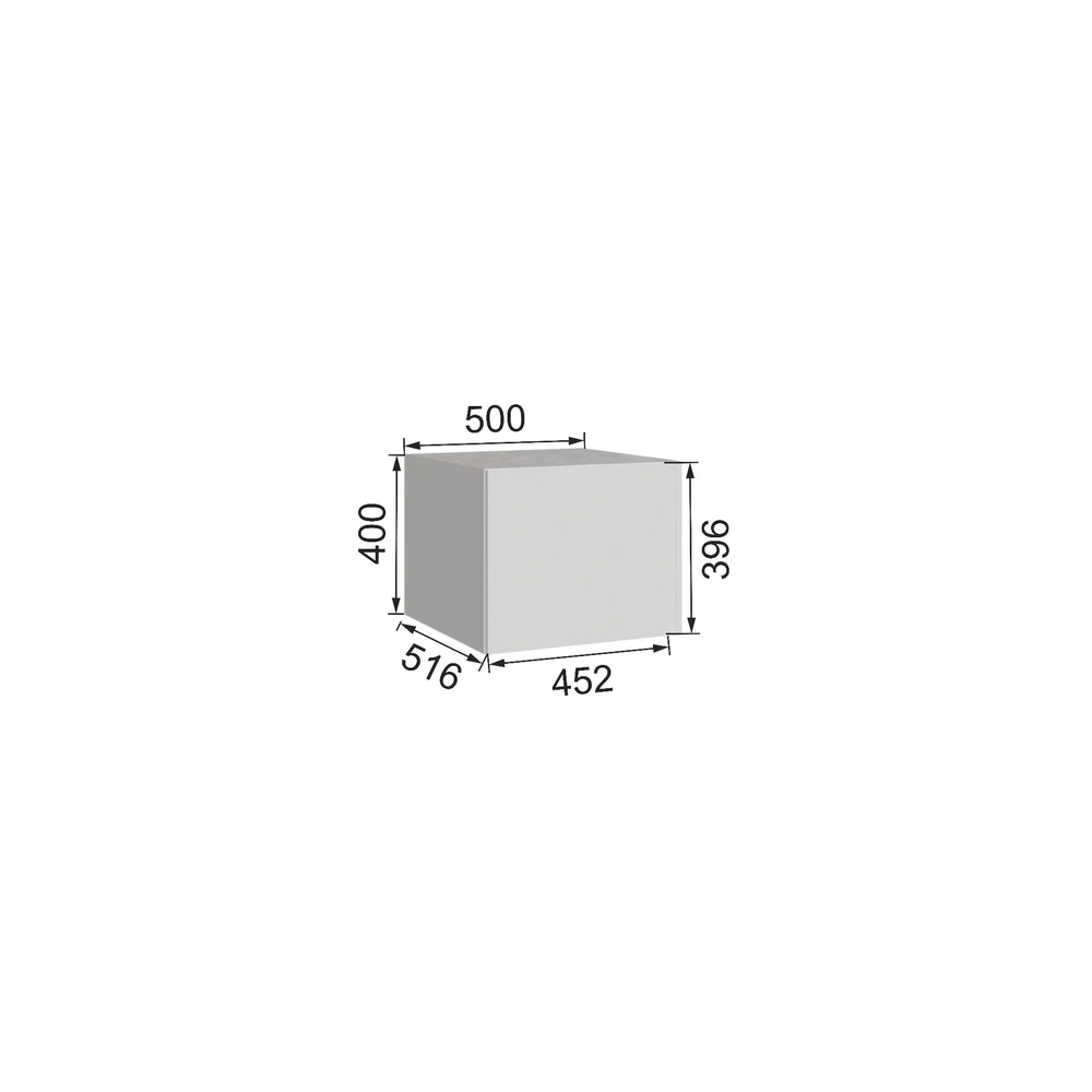 Антресоль Альта 0.5 (400) без зеркала