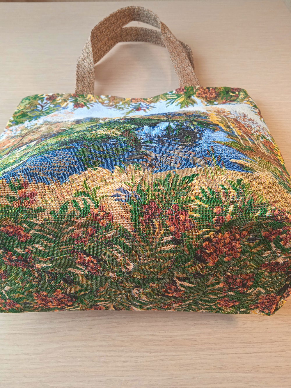 Гобеленовая сумка Рябина (39х39х12)