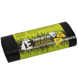 РОМАШКА Мешки мусорные ПНД 50*60, 30 л*30шт рулон