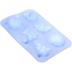 Форма силиконовая «Macarons» Новогодний микс 26*17*3см