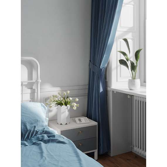 Тумба прикроватная saga, hordur, 55х40х50 см, белая