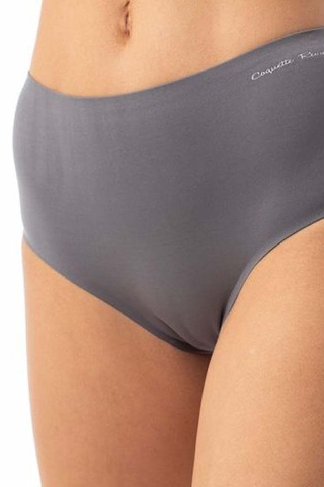 Бесшовные серые трусы-слип макси Comfort