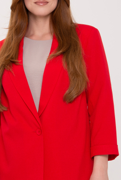 Жакет женский 3881зпб, красный #38К043881зпб