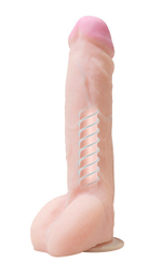 Фаллоимитатор гибкий на присоске "F" LINE XL № 8.5 (Цвет: телесный)