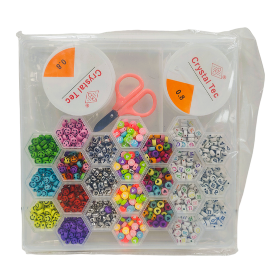 Набор бусин для создания украшений , в ассортименте