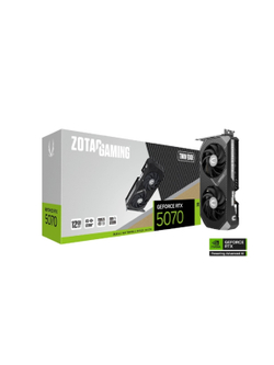 Видеокарта ZOTAC GAMING GeForce RTX 5070 Twin Edge 12GB GDDR7 192bit 2165/2512 MHz  3*DP/HDMI 2*FAN (ZT-B50700E-10P) RTL