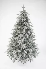Ель искусственная Стильная заснеженная 155 см., литая хвоя+пвх, Black Box (74467)