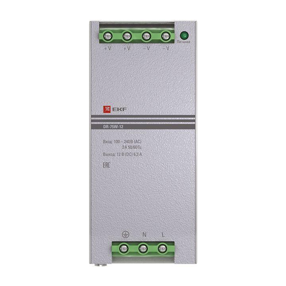 Блок питания 12В DR-75W-12 PROxima EKF dr-75w-12