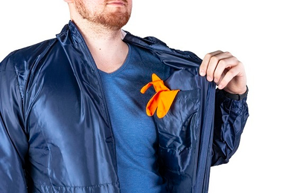 Комбинезон малярный, плотность 55 г/м2, синий JETA SAFETY JPC75b - ПОД ЗАКАЗ
