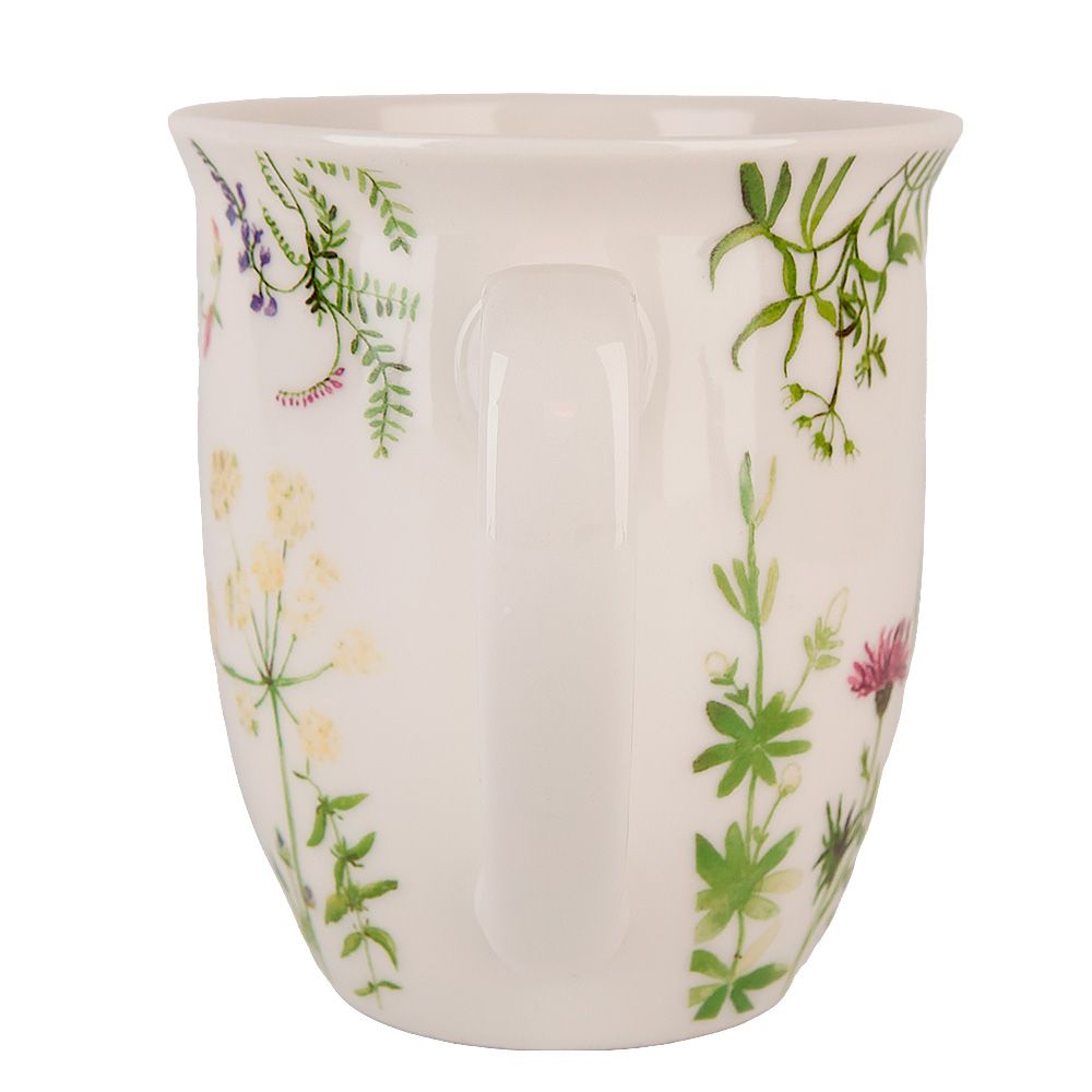 Кружка "Floristry" v=500мл (фарфор) (min6) (транспортная упаковка)