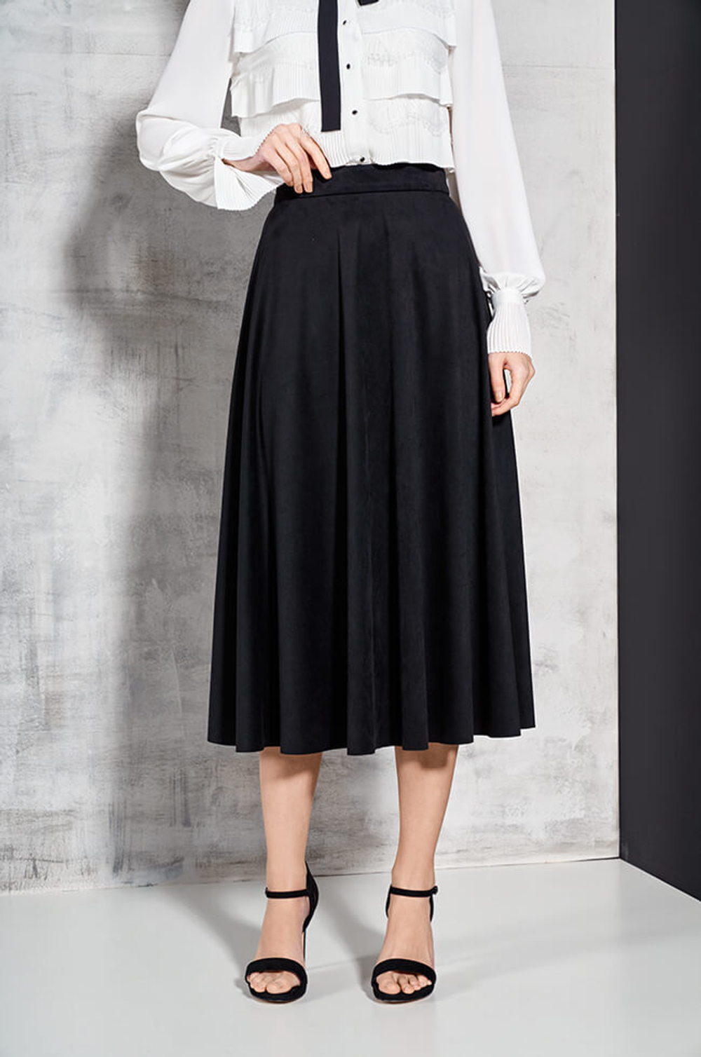 4759 Юбка женская (черный)