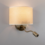 Citilux Декарт CL704306 Бра с бежевым абажуром и диммером