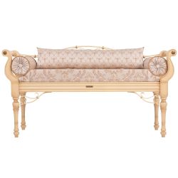 Банкетка Флоренция Премиум Айвори Каледония Даймонд Бисскоти Айвори